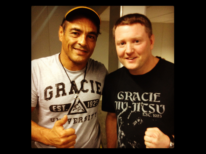 2012 in Brazil with Rickson Gracie