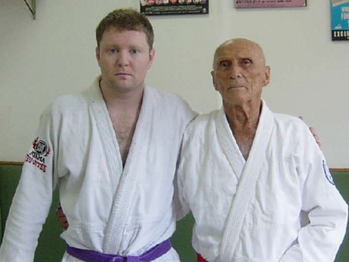 Training with Master Helio Gracie in Brazil in 2007, Founder of Gracie Jiu-Jitsu