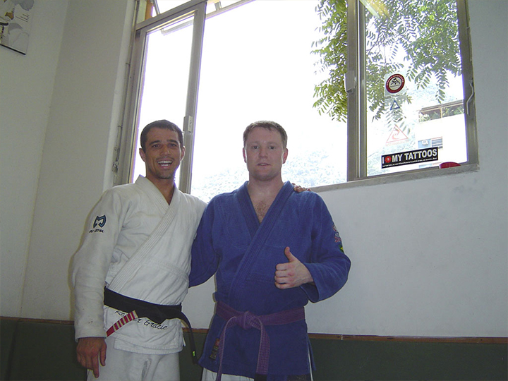 Training with Royler Gracie in Rio De Janeiro